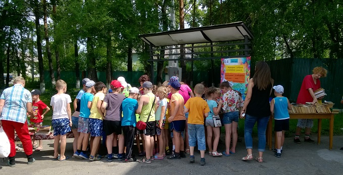 В посёлке Приамурском открылась бесплатная книжная ярмарка, которую организовали работники библиотеки Центра культуры и досуга