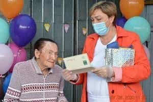 100-летний юбилей отметила участница Великой Отечественной войны из села Волочаевки Полина Тихоновна Меркульева