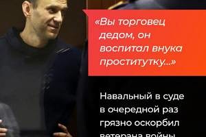 Дело Навального об оскорблении ветерана Великой Отечественной войны начали рассматривать в суде